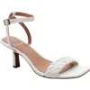 Linea Paolo Holly Ankle Strap Sandal In Eggshell
