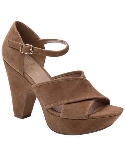 Linea Paolo Imogene Suede Sandal In Brown