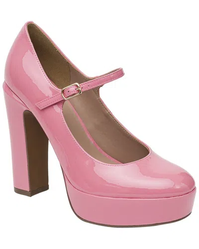 Linea Paolo Isadora Mary Jane Platform Pump In Pink