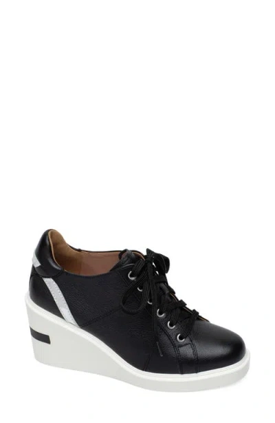 Linea Paolo Korin Wedge Sneaker In Black