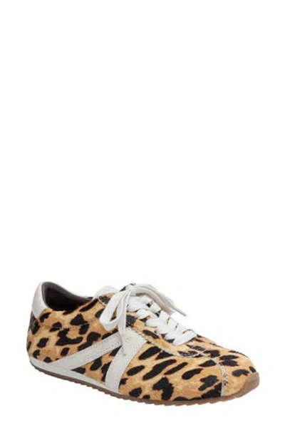 Linea Paolo Kova Genuine Calf Hair Sneaker In Brown