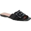 Linea Paolo Lotte Slide Sandal In Black
