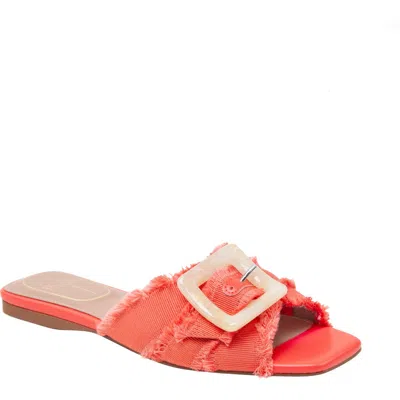 Linea Paolo Lotte Slide Sandal In Pink Coral
