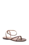 Linea Paolo Luz Ankle Strap Sandal In Brown