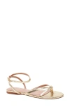 Linea Paolo Luz Ankle Strap Sandal In Gold