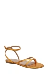 Linea Paolo Luz Ankle Strap Sandal In Orange