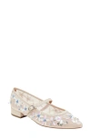 Linea Paolo Maison Embellished Mary Jane Flat In Neutral