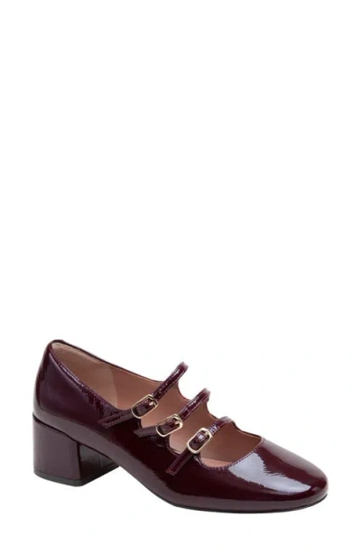 Linea Paolo Mariana Mary Jane Pump In Burgundy