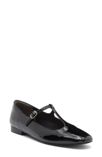 Linea Paolo Marla Mary Jane Flat In Black
