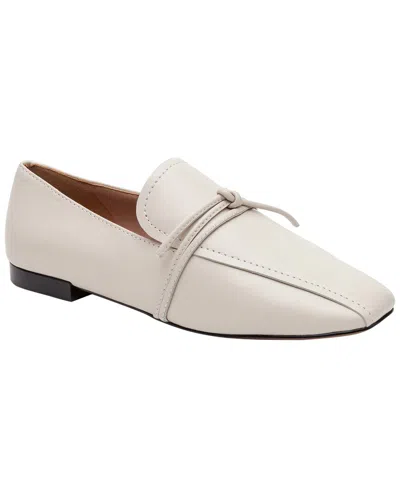 Linea Paolo Melia Leather Loafer In Neutral