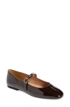 Linea Paolo Mona Mary Jane Flat In Burgundy