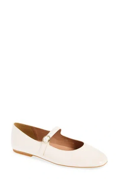 Linea Paolo Mona Mary Jane Flat In Ivory