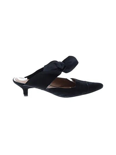 Pre-owned Linea Paolo Mule/clog In Black