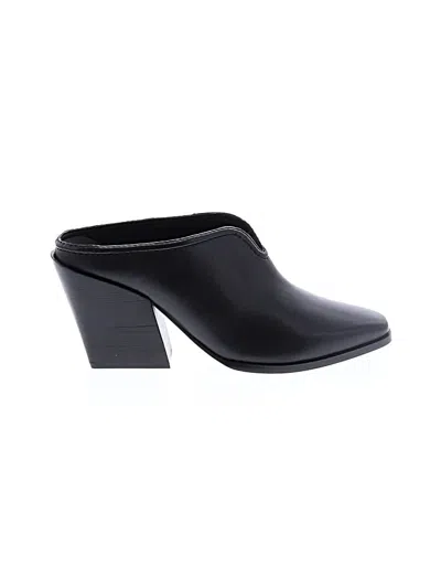 Pre-owned Linea Paolo Mule/clog In Black