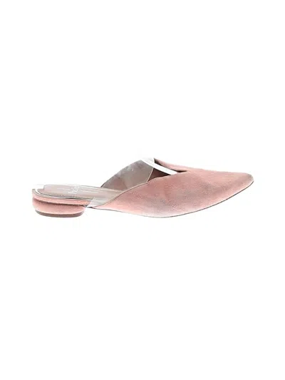 Pre-owned Linea Paolo Mule/clog In Pink