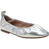 Linea Paolo Newry Ballet Flat In Silver