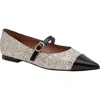 Linea Paolo Niara Flat In Light Gold/black