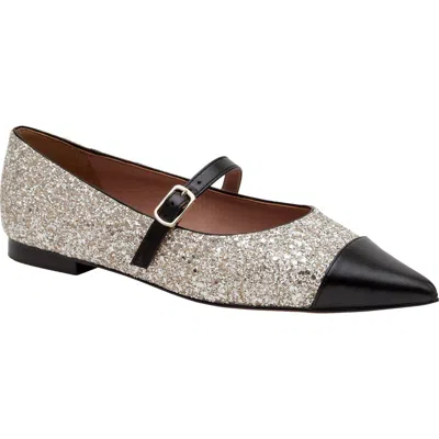 Linea Paolo Niara Flat In Light Gold/black