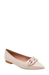 Linea Paolo Nora Pointed Toe Flat In Pink