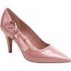Linea Paolo Pointe Bow Pointed Toe Pump In Pink