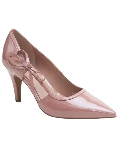 Linea Paolo Pointe Bow Pointed Toe Pump In Pink