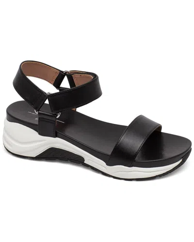 Linea Paolo Rio-l Leather Sandal In Black