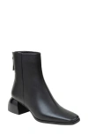 Linea Paolo Sage Square Toe Bootie In Black/black