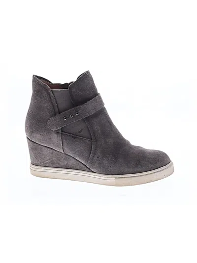Pre-owned Linea Paolo Sneakers In Gray