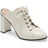 Linea Paolo Sylvie Lace-up Mule In Neutral