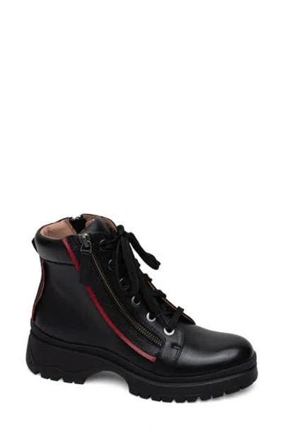 Linea Paolo Telana Lace-up Bootie In Black