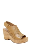 Linea Paolo Viviana Platform Wedge Sandal In Camel
