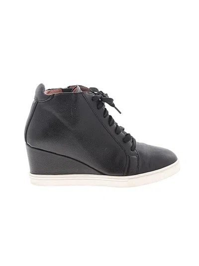 Pre-owned Linea Paolo Wedges In Black