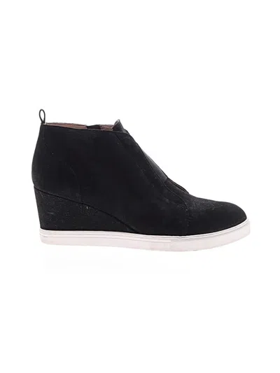Pre-owned Linea Paolo Wedges In Black
