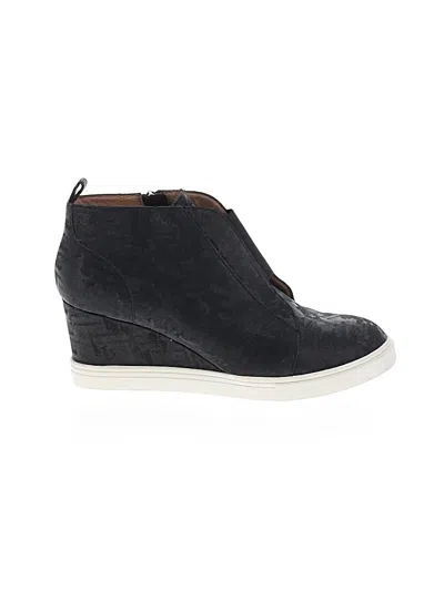 Pre-owned Linea Paolo Wedges In Black