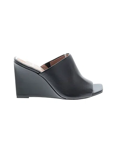 Pre-owned Linea Paolo Wedges In Black