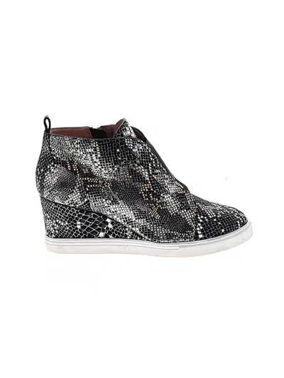 Pre-owned Linea Paolo Wedges In Gray