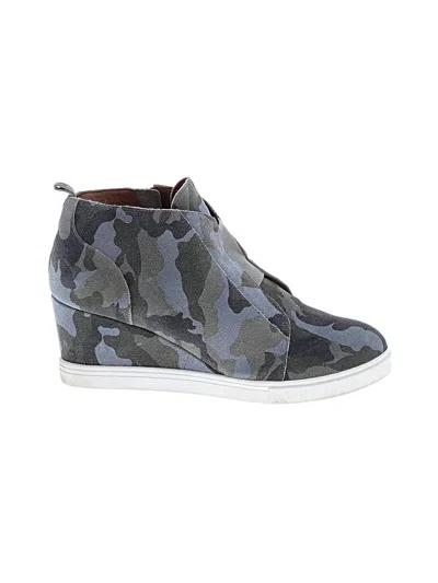Pre-owned Linea Paolo Wedges In Gray