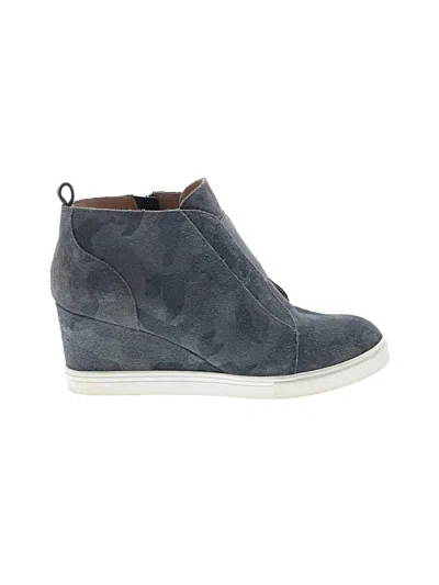 Pre-owned Linea Paolo Wedges In Gray