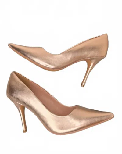 Linea Paolo Women's Payton Pointed Toe Pump In Rose Gold In Neutral