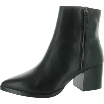 Linea Paolo Womens Zipper Ankle Boots In Black