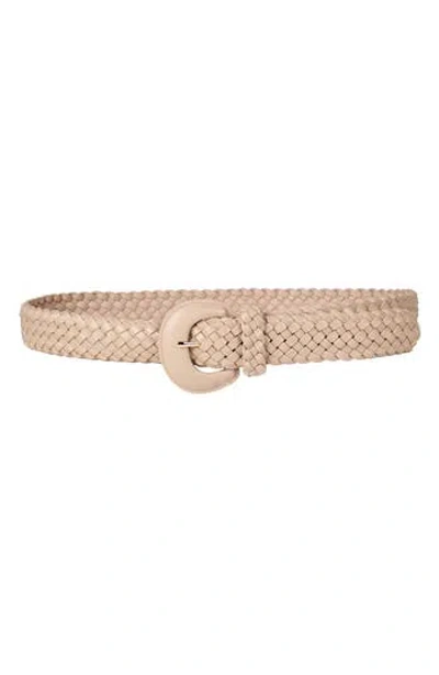 Linea Pelle Braided Belt In Brown
