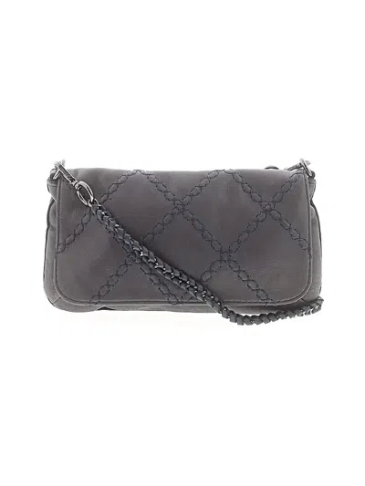 Pre-owned Linea Pelle Crossbody Bag In Gray