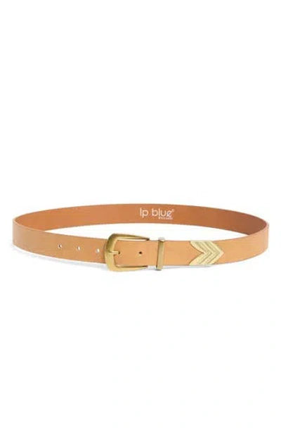 Linea Pelle Faux Leather Belt In Brown