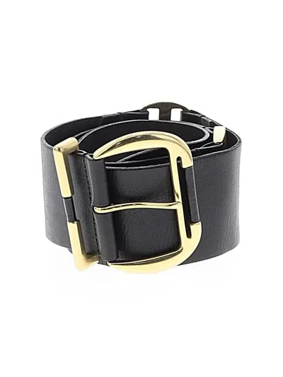 Pre-owned Linea Pelle Leather Belt In Black