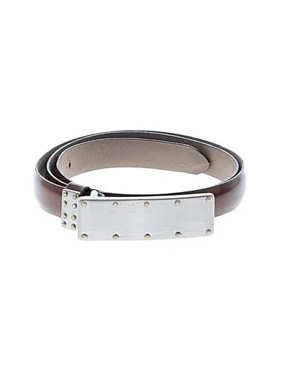 Pre-owned Linea Pelle Leather Belt In Brown
