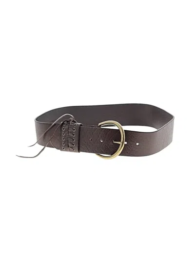 Pre-owned Linea Pelle Leather Belt In Brown