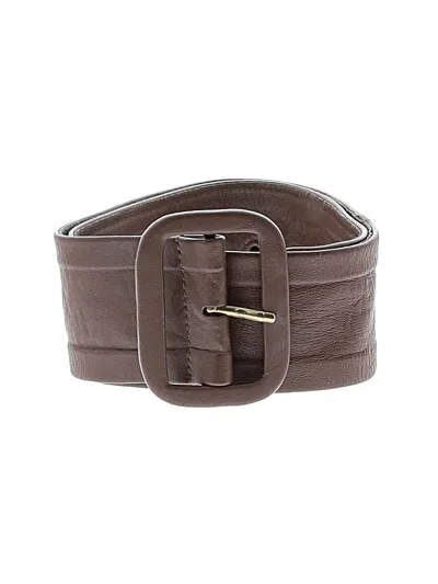 Pre-owned Linea Pelle Leather Belt In Brown