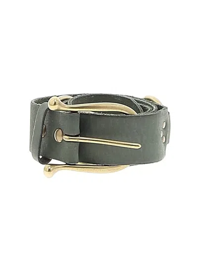Pre-owned Linea Pelle Leather Belt In Green