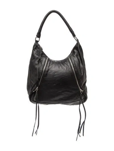 Pre-owned Linea Pelle Leather Hobo In Black