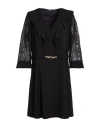 Linea Raffaelli Woman Mini Dress Black Size 12 Polyester, Elastane In Black